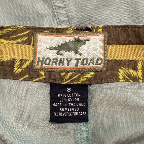 Horny Toad Cargo Shorts, Powder Blue Sz 8 - Picture 6 of 6